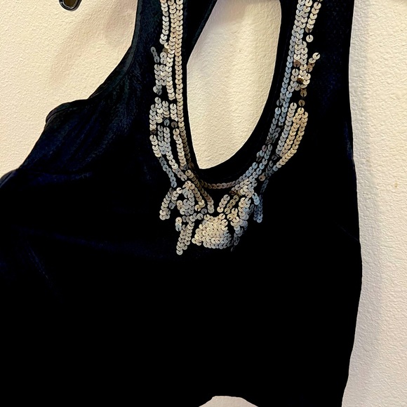 Vintage Y2K fashion, silk bebe crop top. - Picture 4 of 5